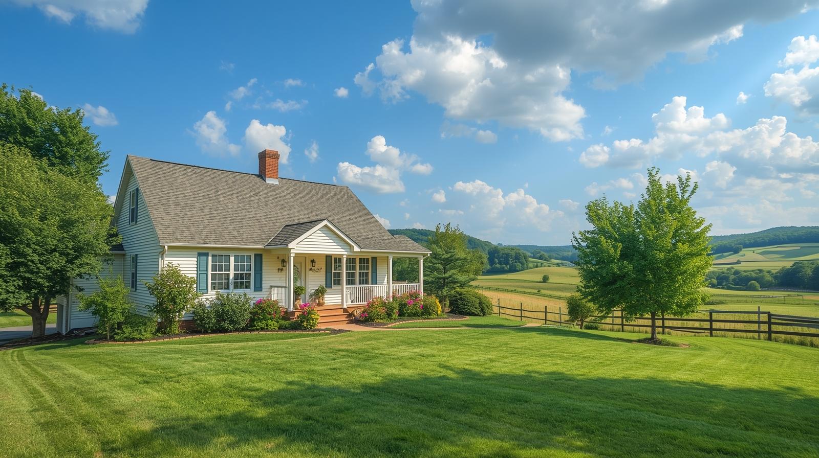 Home in Frederick County VA purchased with a USDA loan – affordable mortgage options with no down payment