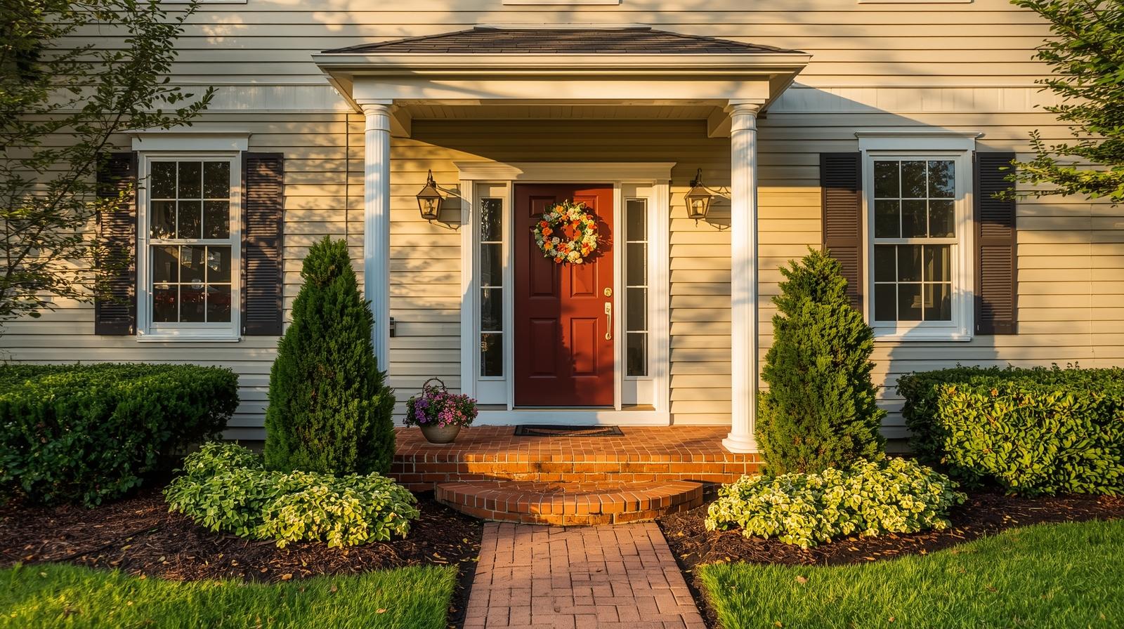 Winchester VA home with curb appeal after top ROI improvements