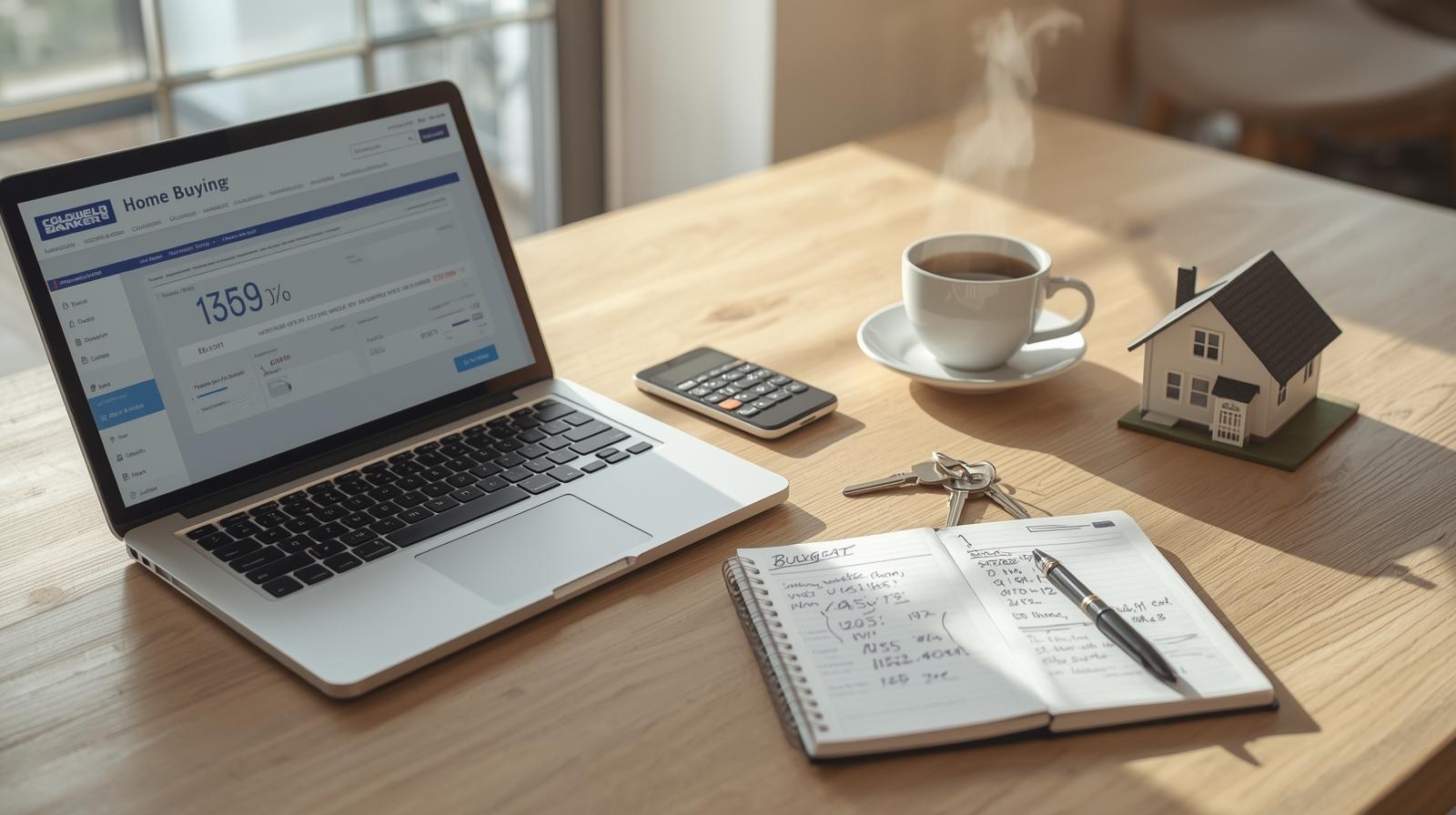 Home buyer reviewing mortgage affordability and purchasing power while planning a home purchase